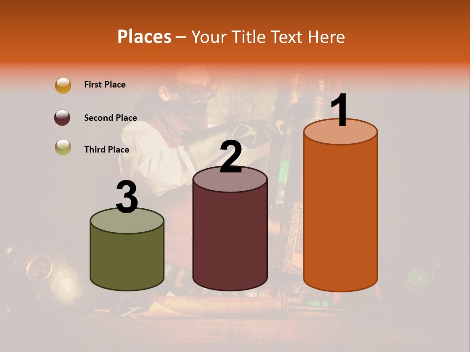 Masque Engrenage Concept PowerPoint Template