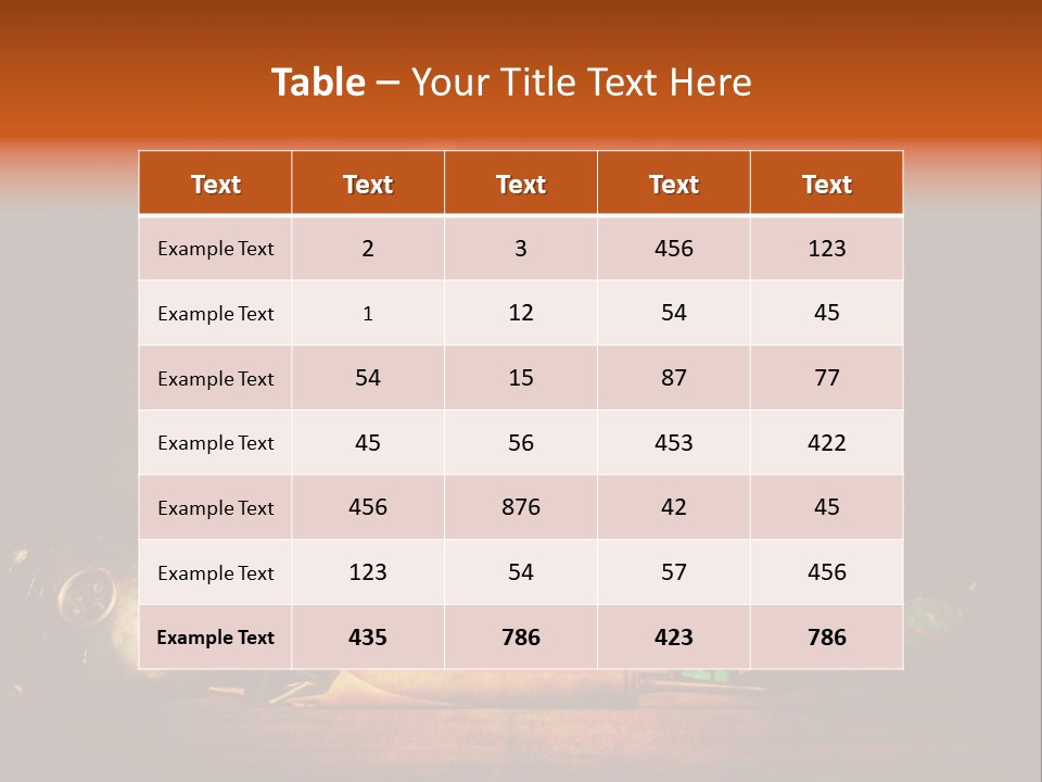 Masque Engrenage Concept PowerPoint Template