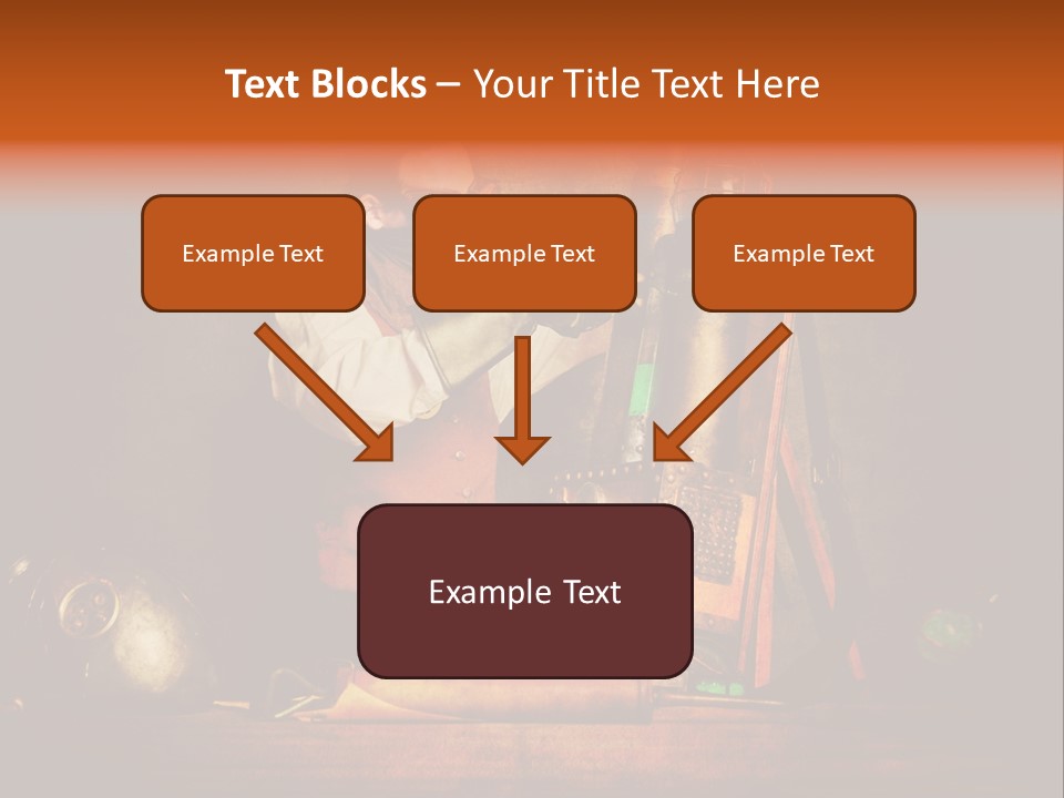 Masque Engrenage Concept PowerPoint Template
