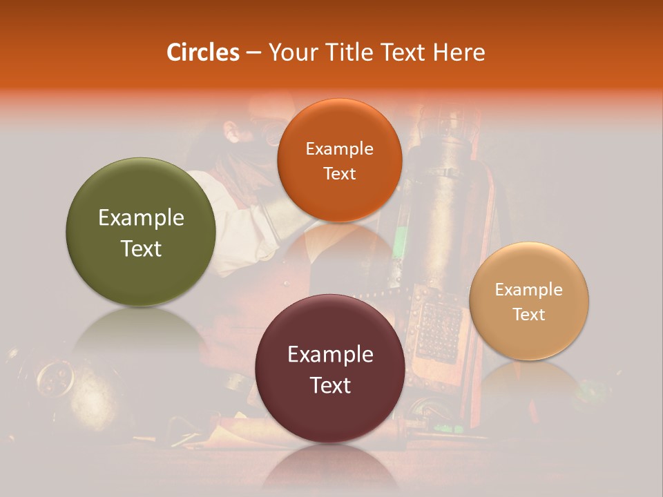 Masque Engrenage Concept PowerPoint Template