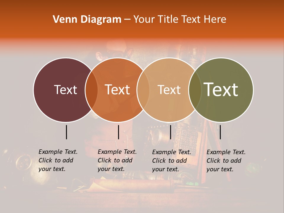 Masque Engrenage Concept PowerPoint Template