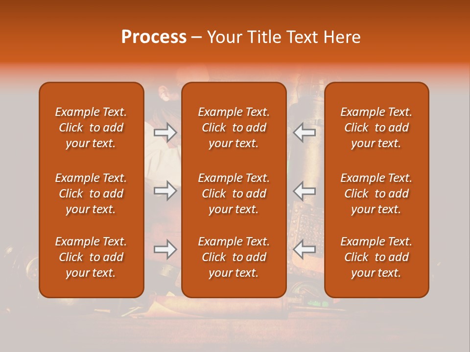 Masque Engrenage Concept PowerPoint Template