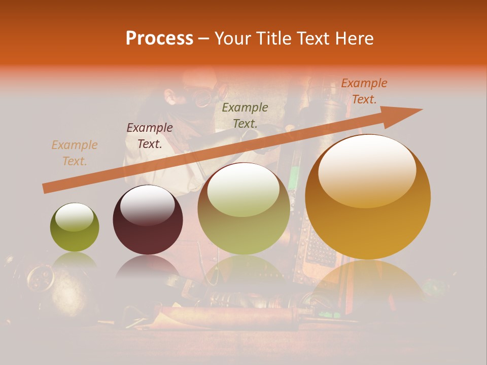Masque Engrenage Concept PowerPoint Template