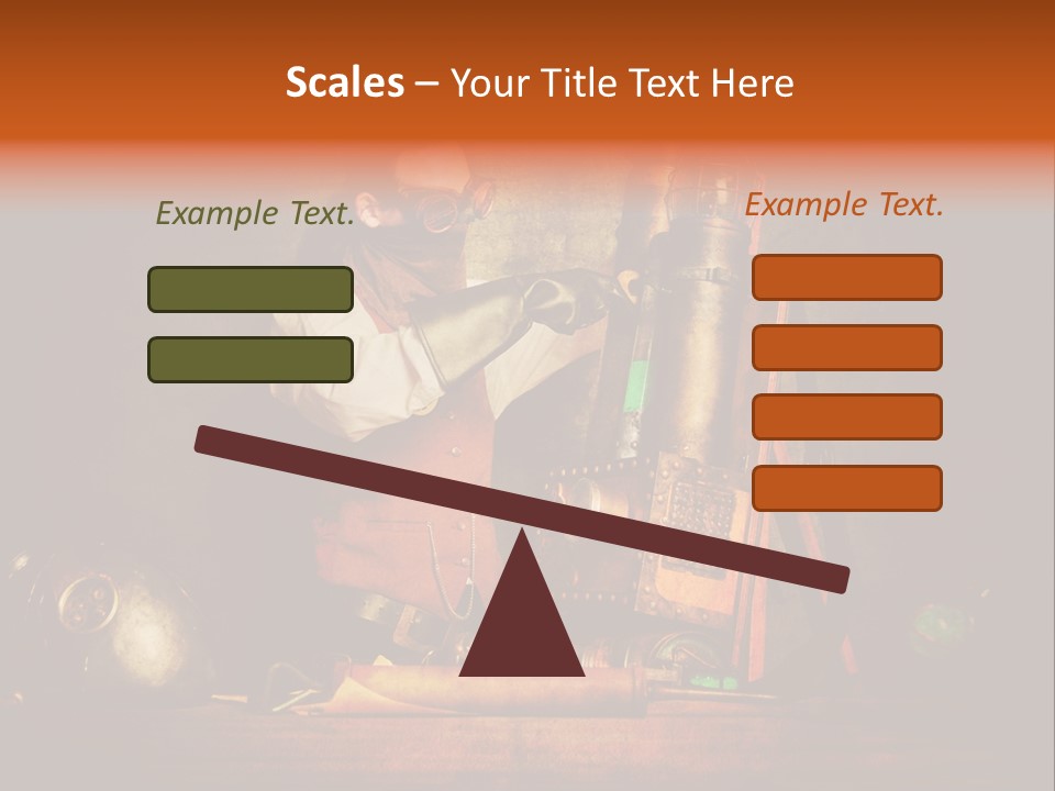 Masque Engrenage Concept PowerPoint Template