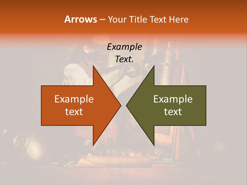 Masque Engrenage Concept PowerPoint Template
