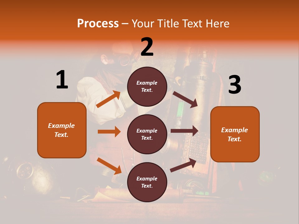 Masque Engrenage Concept PowerPoint Template