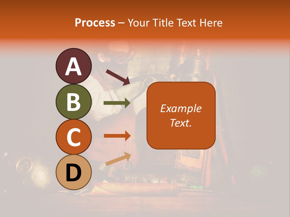 Masque Engrenage Concept PowerPoint Template