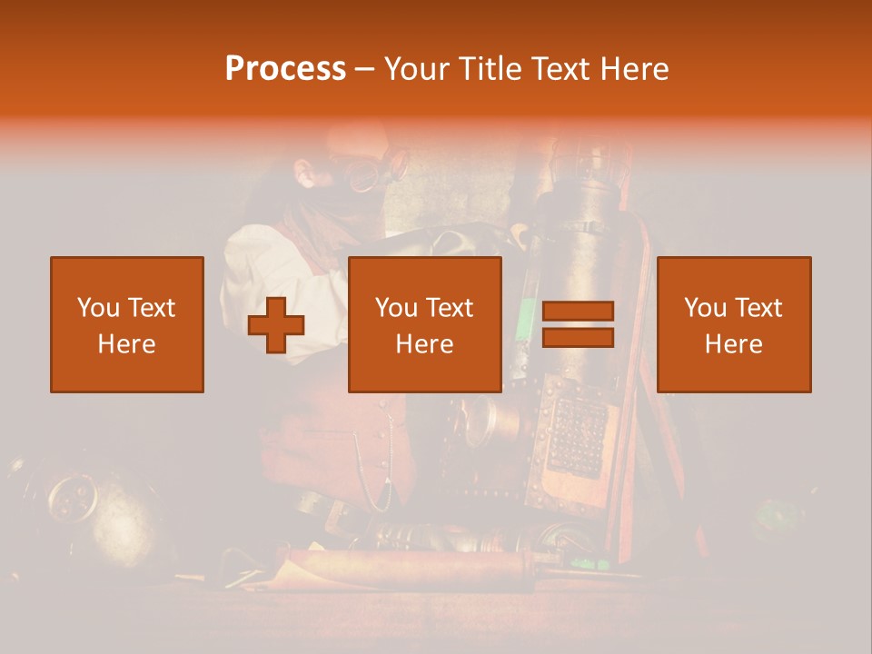 Masque Engrenage Concept PowerPoint Template