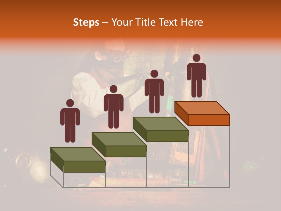 Masque Engrenage Concept PowerPoint Template