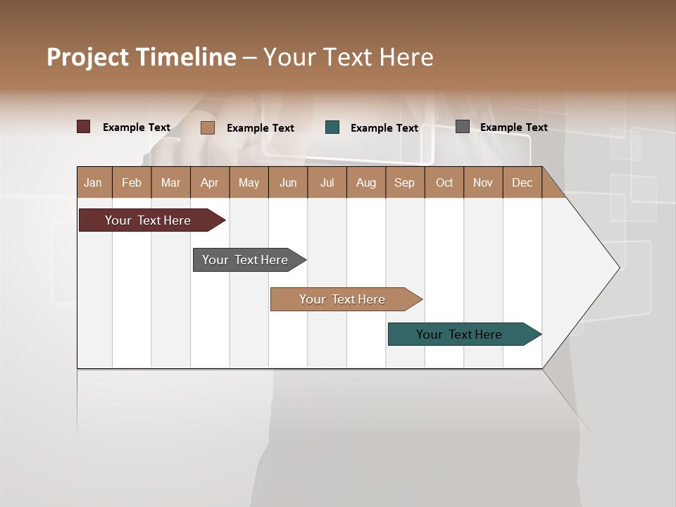 Connectivity New Hand PowerPoint Template