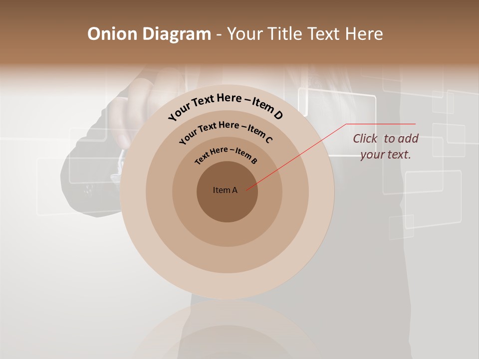Connectivity New Hand PowerPoint Template