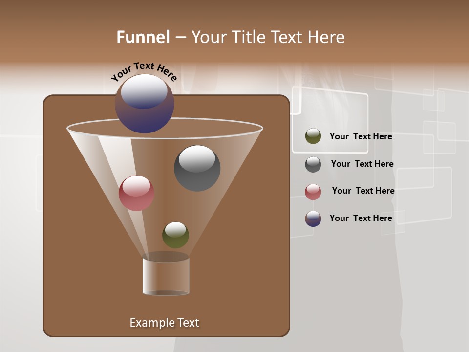 Connectivity New Hand PowerPoint Template