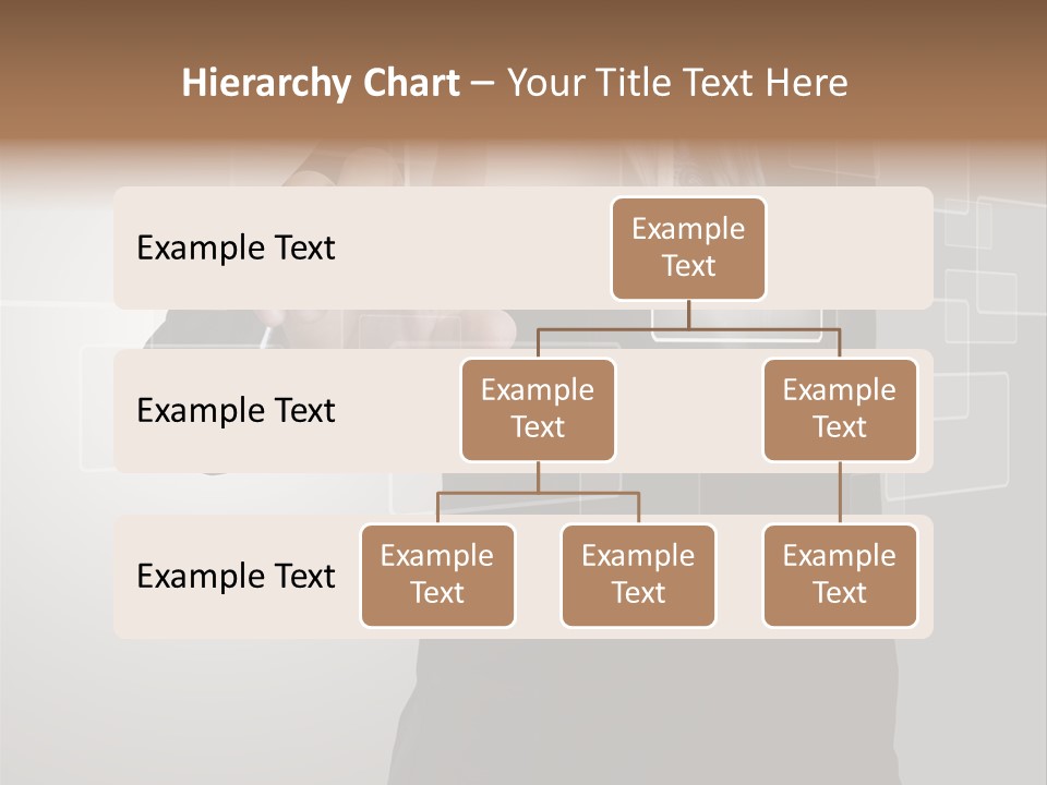 Connectivity New Hand PowerPoint Template