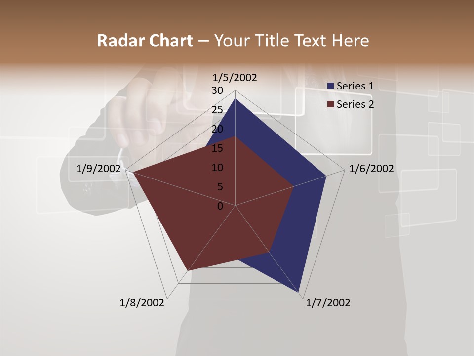 Connectivity New Hand PowerPoint Template