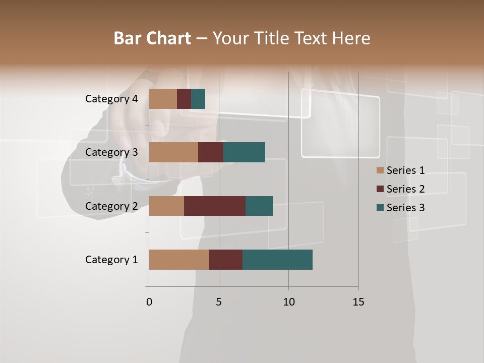 Connectivity New Hand PowerPoint Template