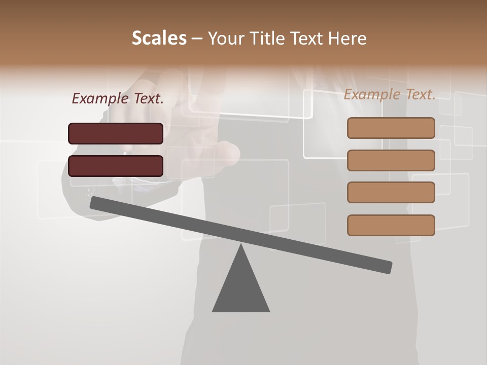 Connectivity New Hand PowerPoint Template
