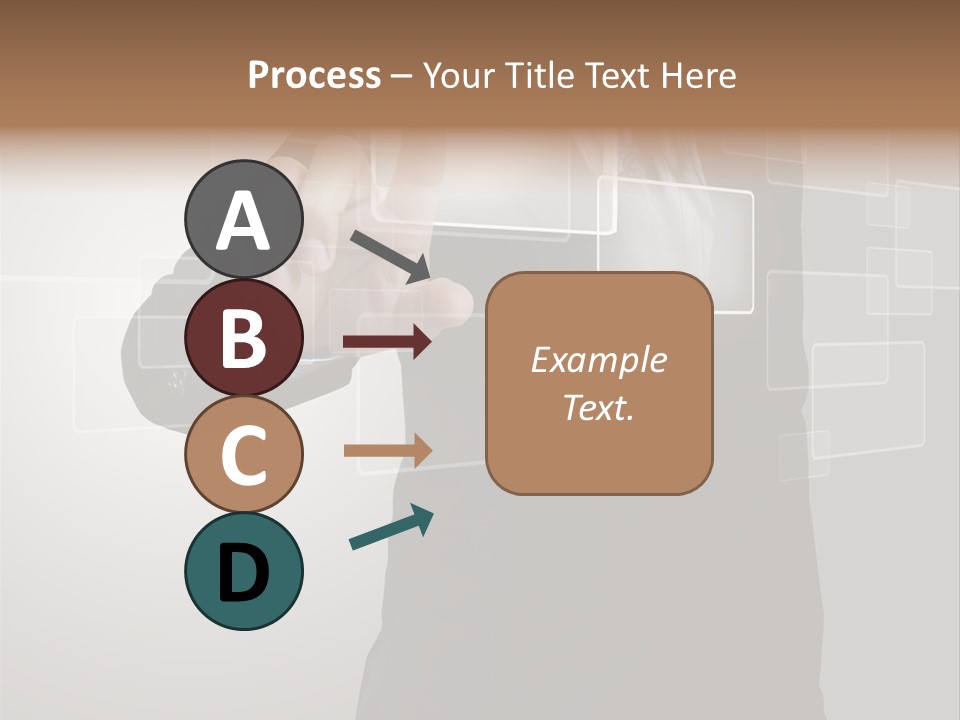 Connectivity New Hand PowerPoint Template
