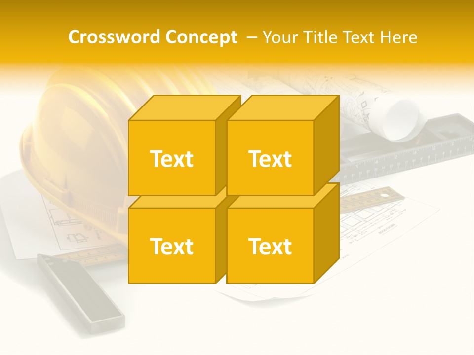 Roll Yellow Drawing PowerPoint Template