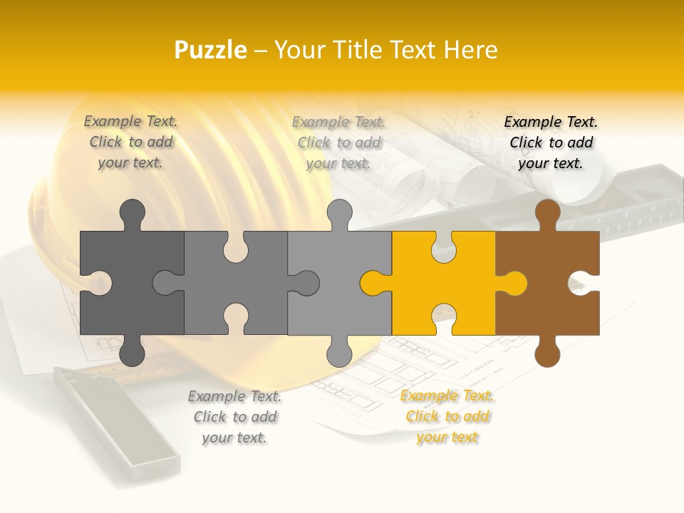Roll Yellow Drawing PowerPoint Template