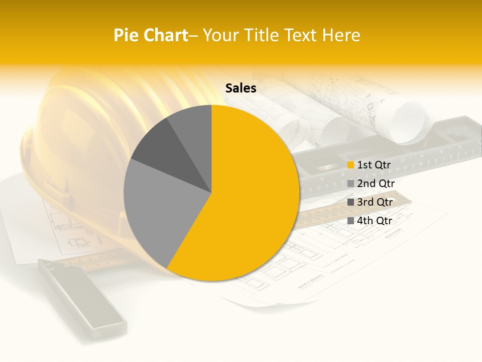 Roll Yellow Drawing PowerPoint Template