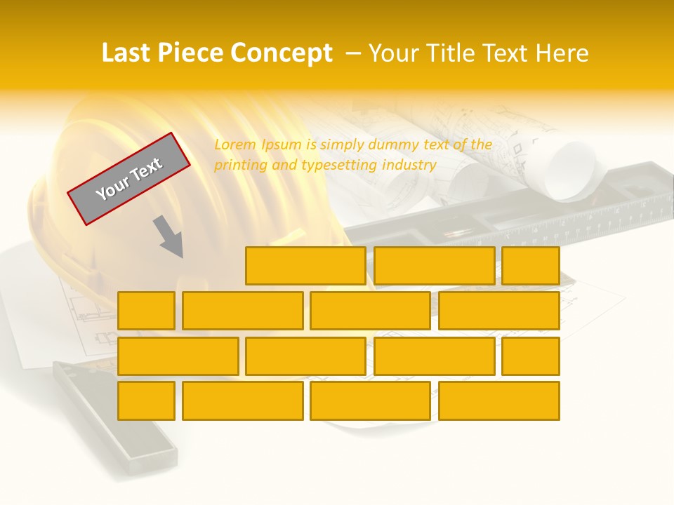 Roll Yellow Drawing PowerPoint Template