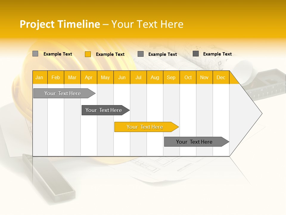 Roll Yellow Drawing PowerPoint Template