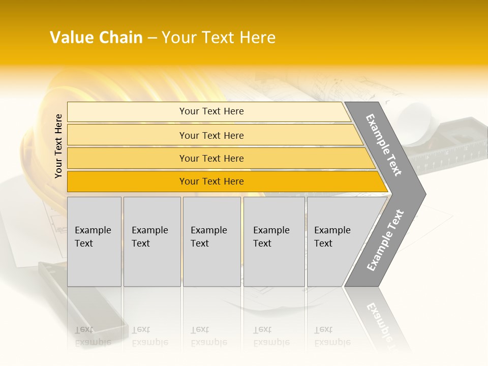 Roll Yellow Drawing PowerPoint Template