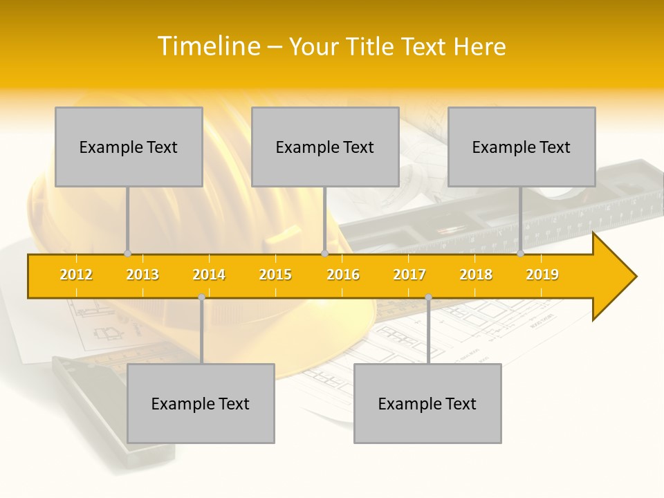 Roll Yellow Drawing PowerPoint Template