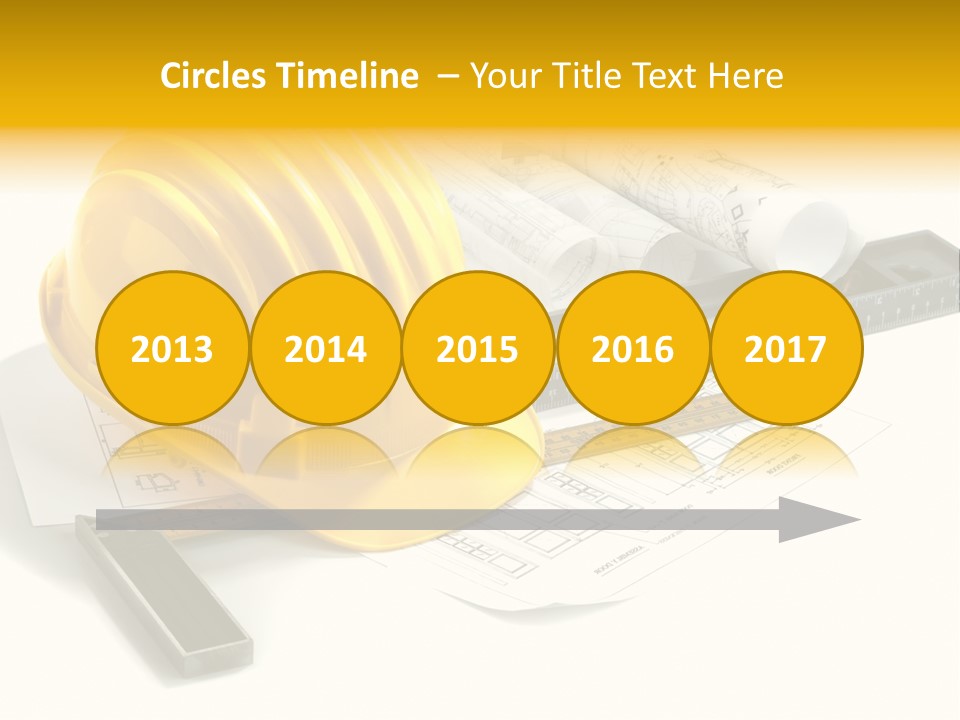 Roll Yellow Drawing PowerPoint Template