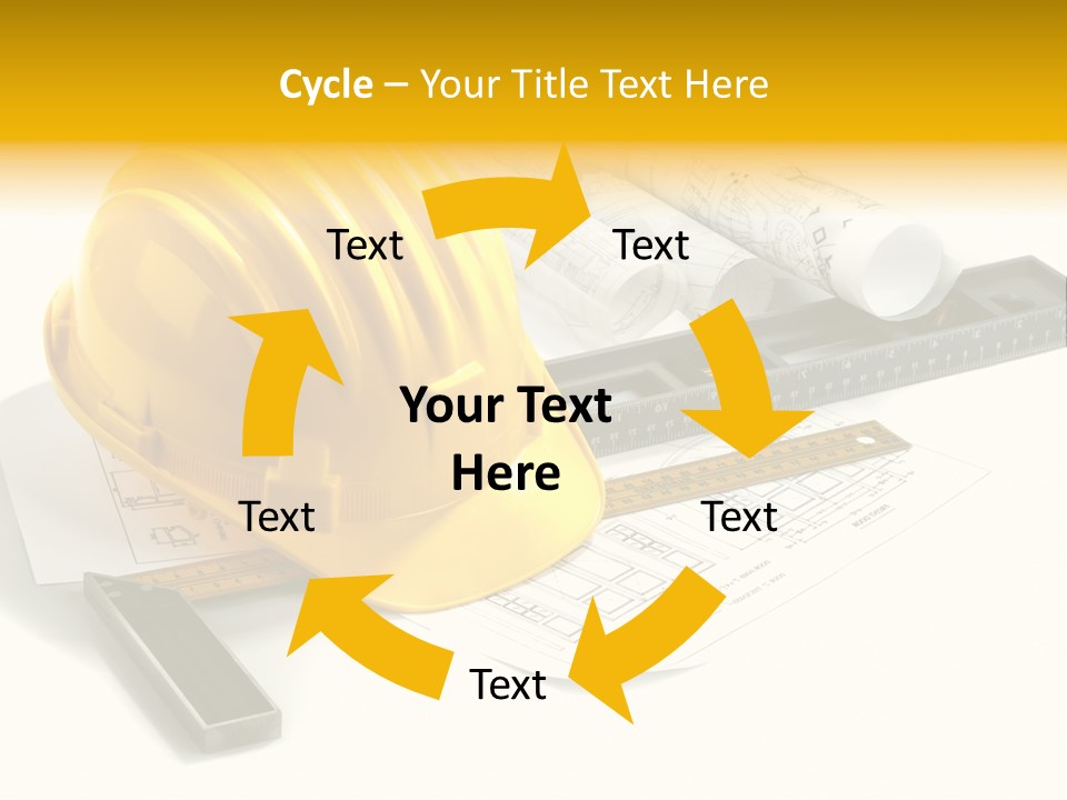 Roll Yellow Drawing PowerPoint Template