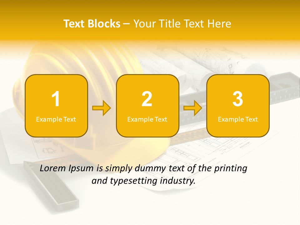 Roll Yellow Drawing PowerPoint Template