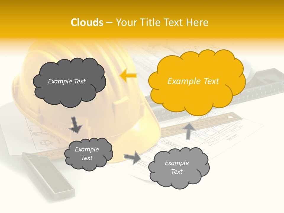 Roll Yellow Drawing PowerPoint Template