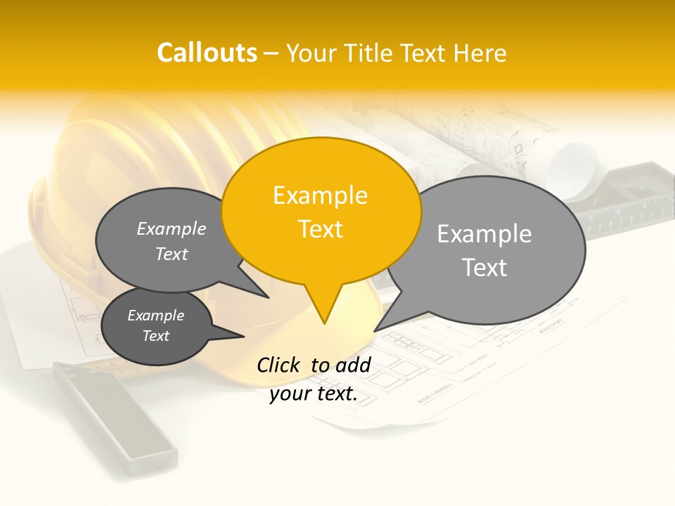 Roll Yellow Drawing PowerPoint Template