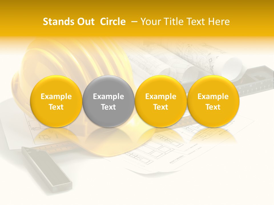 Roll Yellow Drawing PowerPoint Template