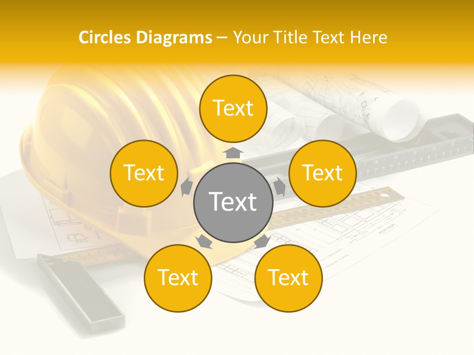 Roll Yellow Drawing PowerPoint Template
