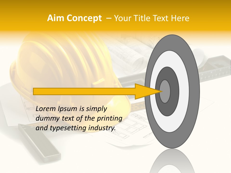 Roll Yellow Drawing PowerPoint Template