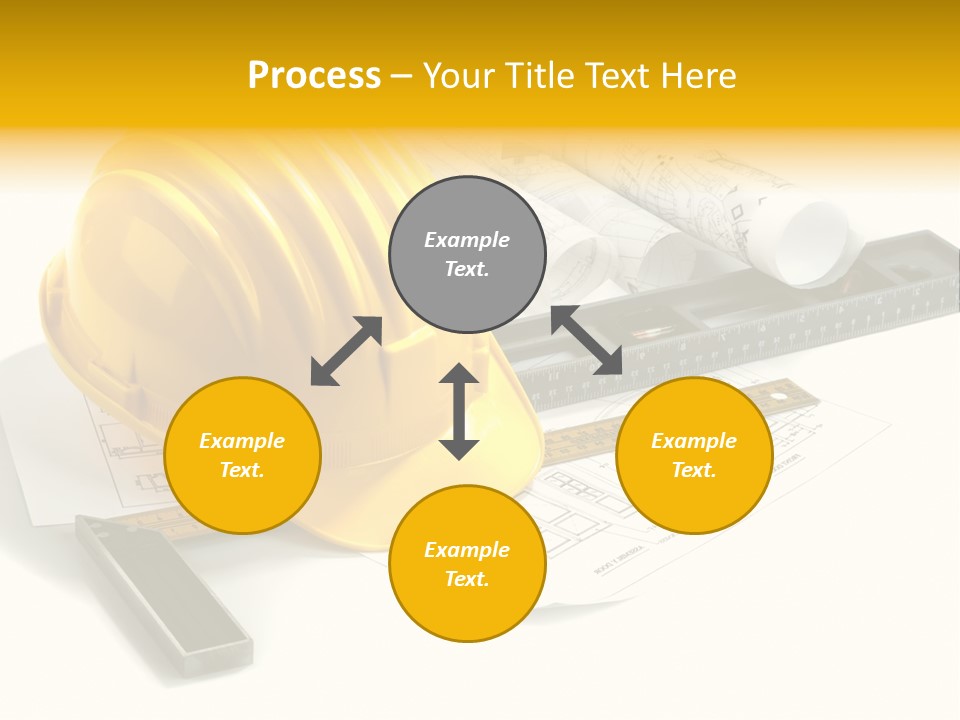 Roll Yellow Drawing PowerPoint Template