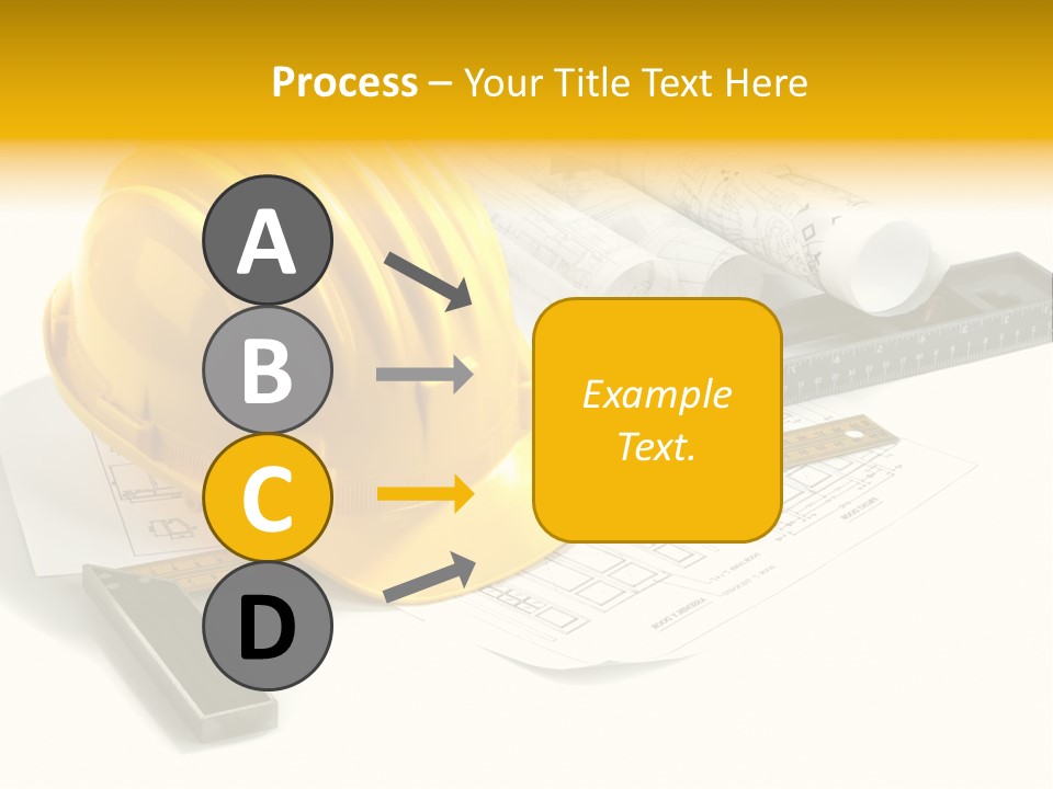 Roll Yellow Drawing PowerPoint Template