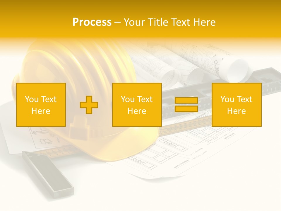 Roll Yellow Drawing PowerPoint Template