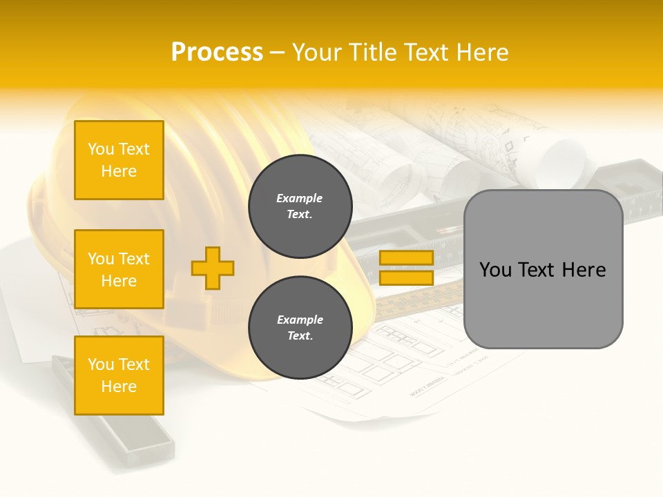 Roll Yellow Drawing PowerPoint Template