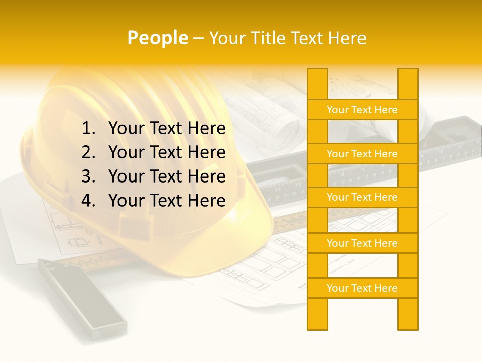 Roll Yellow Drawing PowerPoint Template