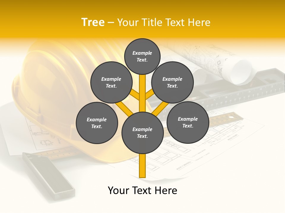 Roll Yellow Drawing PowerPoint Template