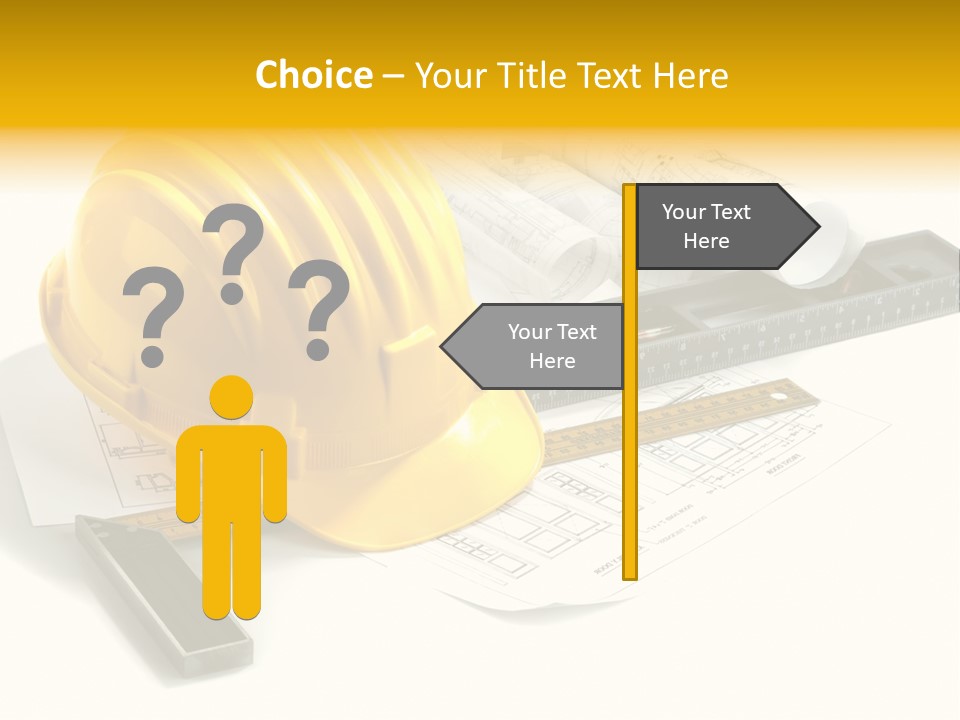 Roll Yellow Drawing PowerPoint Template