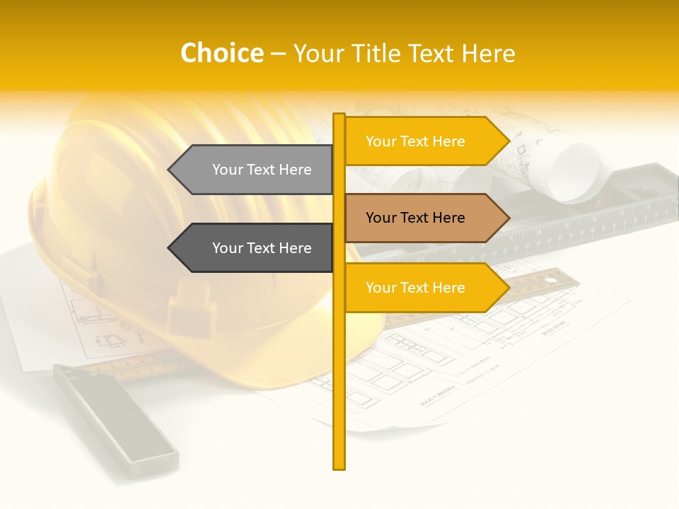 Roll Yellow Drawing PowerPoint Template