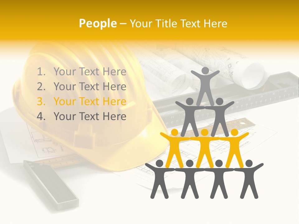 Roll Yellow Drawing PowerPoint Template