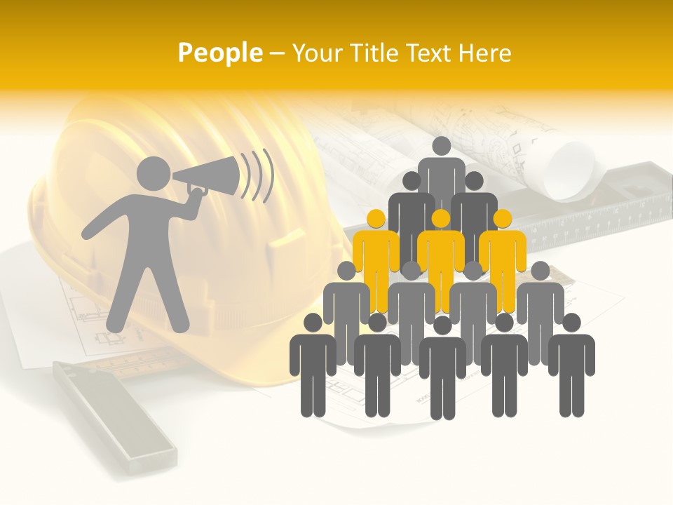 Roll Yellow Drawing PowerPoint Template