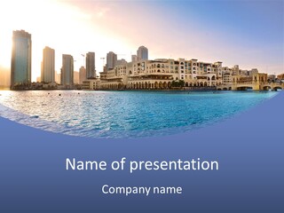 Architecture Arabic Outdoor PowerPoint Template