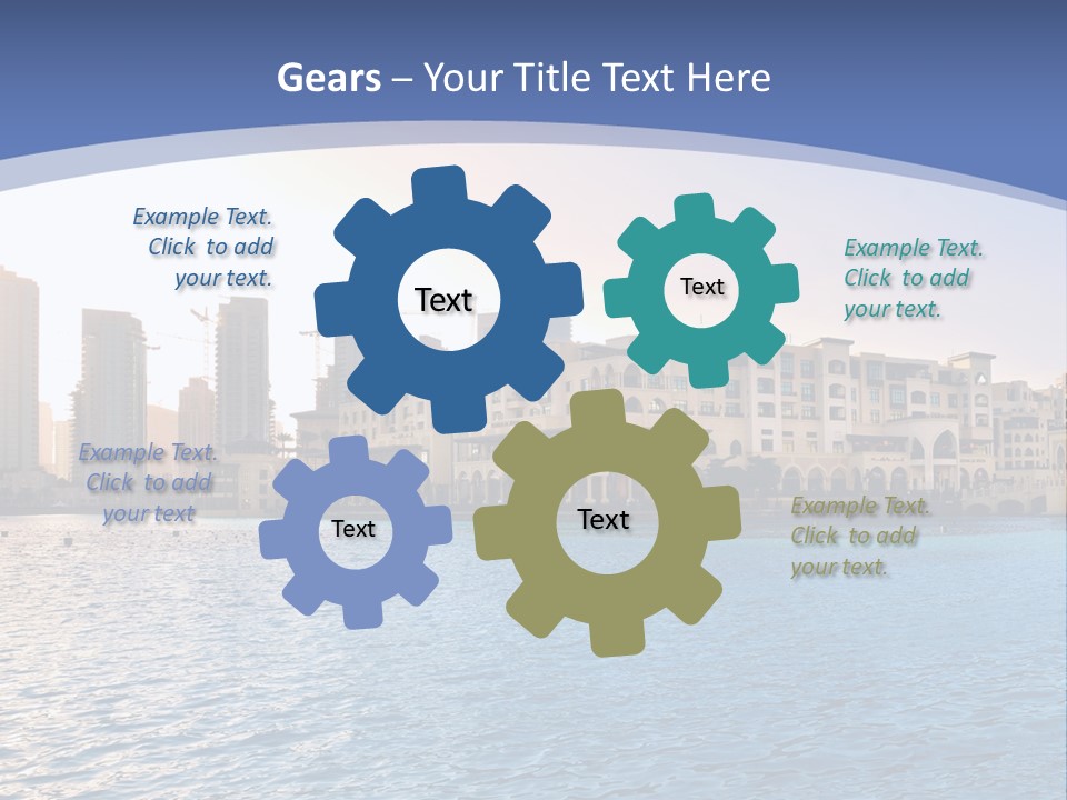 Architecture Arabic Outdoor PowerPoint Template
