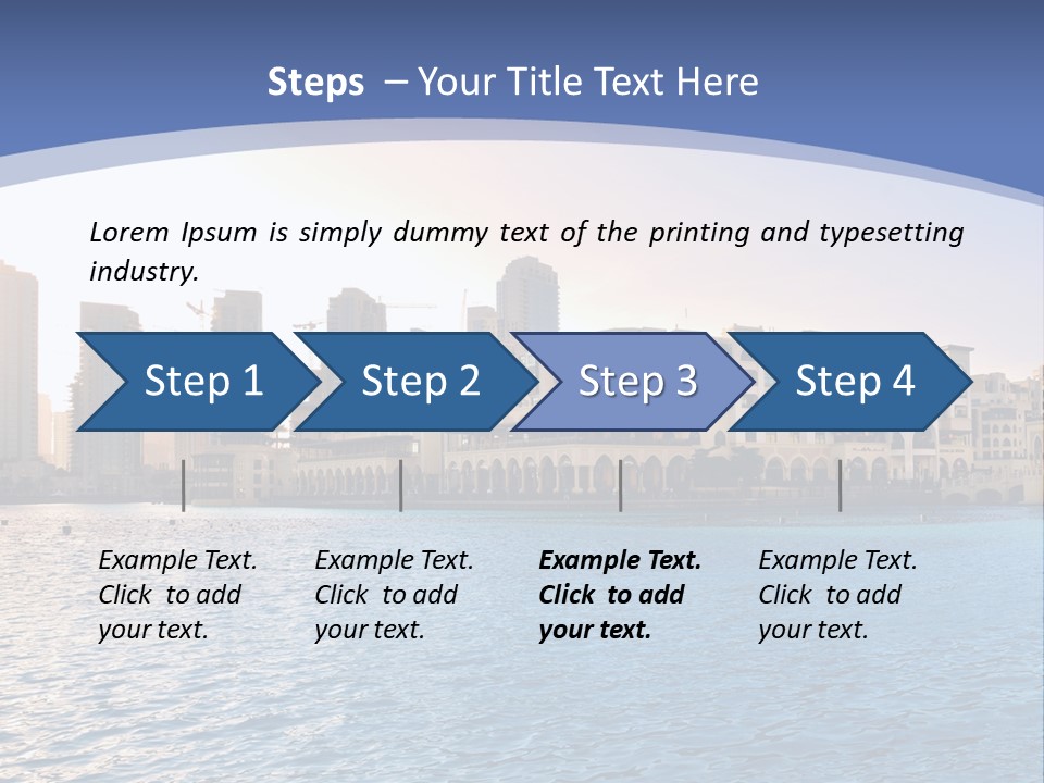 Architecture Arabic Outdoor PowerPoint Template