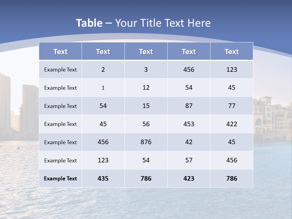Architecture Arabic Outdoor PowerPoint Template
